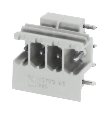 PHOENIX CONTACT 2200326 Terminal Block, Header, 5 mm, 4 Ways, 16 A, 400 V, Through Hole Right Angle 2200326, MSTBO 2,5/ 4-G1PR GY7035