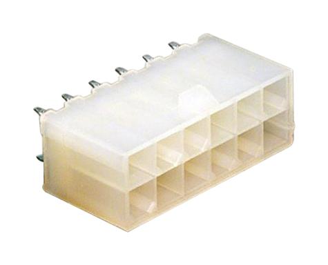 MOLEX 39-29-0123 Pin Header, Power, Wire-to-Board, 4.2 mm, 2 Rows, 12 Contacts, Through Hole Straight