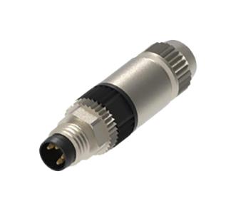LUMBERG AUTOMATION RSCI 4A Sensor Connector, M12, Male, 4 Positions, IDC / IDT Pin, Straight Cable Mount 935070101