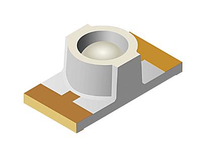 DIALIGHT 597-6201-607F LED, Orange, SMD - Reverse Mount, 1206 [3216 Metric], 20 mA, 2 V, 605 nm