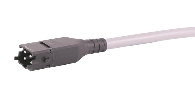 HARTING 33400200202030 CABLE ASSY, 3P PLUG-FREE END, 9.8FT