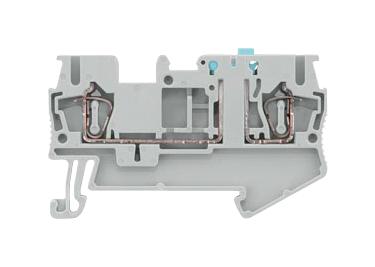 Siemens 8WH2000-6CF00 8WH2000-6CF00 DIN Rail Mount Terminal Block Instrument Isolating 2 Ways 28 AWG 12 2.5 mm&Acirc;&sup2; Clamp 20 A