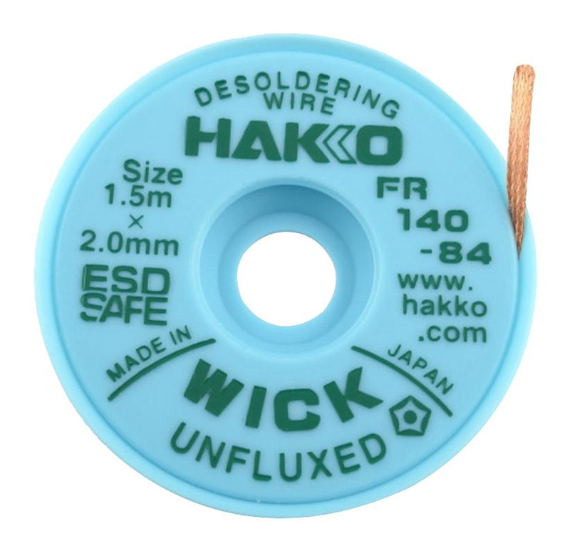 Hakko FR140-84 FR140-84 Desoldering Braid Copper 1.5 m x 2 mm