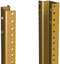 HAMMOND CCR35TZPL TAPPED RAIL, HAMMOND C2, C3 or REFK SERIES RACKS, STEEL