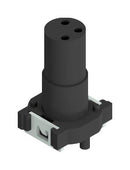 AMPHENOL CONEC 42-01213 Sensor Connector, M8, Female, 3 Positions, PCB Socket, Straight PCB Mount