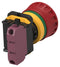 ALCOSWITCH - TE CONNECTIVITY PBES22N01R E-STOP SWITCH, SPST-NC, 10A, 24VAC