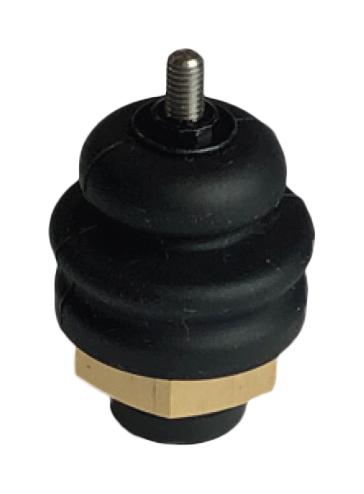 RUFFY TSD-1-S-T-1-C-BK-1-N Hall Effect Switch, 5V Output, Black, 5 VDC, 20 mA