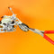 MULTICOMP PRO MP012506 Pliers, Box Joint, Flat Nose, Smooth Jaw, Comfortable Insulated Grips, Stainless Steel, 120 mm L