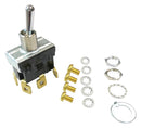 NIDEC COMPONENTS ET230N10-Z Toggle Switch, On-On, DPDT, Non Illuminated, ET Series, Panel Mount, 30 A