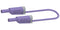 MULTICOMP PRO MP771108 Banana Test Lead, 4mm Banana Plug, Stackable, 4mm Stackable Banana Plug, 2.32 ", 59 mm, Purple