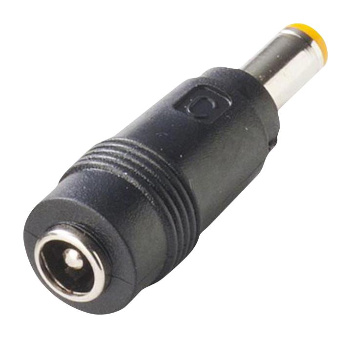 MULTICOMP PRO MP014087 Connector Adapter, DC Power - 2.1mm, 1 Ways, Receptacle, DC Power - 2.5mm, 1 Ways, Plug