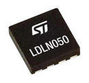 STMICROELECTRONICS LDLN050PUR LDO Voltage Regulator, Adjustable, 2.7 to 6.5V in, 190mV Drop, 1.25 to 6V / 0.5A Out, DFN-EP-8