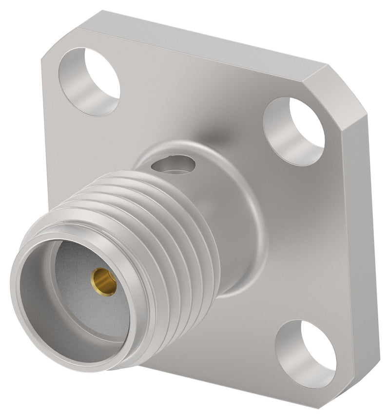 TE CONNECTIVITY 2492483-1 RF COAX CONN, SMA FLANGED JACK, 50 OHM