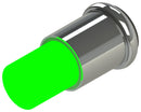 MARL 206-532-23-38 LED Replacement Lamp, Midget Flange / SX6s, Green, T-1 3/4 (5mm), 500 mW, 520 nm, 1.815 cd