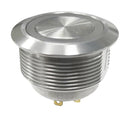 MULTICOMP PRO MPM22-A02FN-0-JR-0V Pushbutton Switch, MP Pushbutton Switches Round-Flat, 22.2 mm, SPST-NO-DM, Off-(On), Round Flat