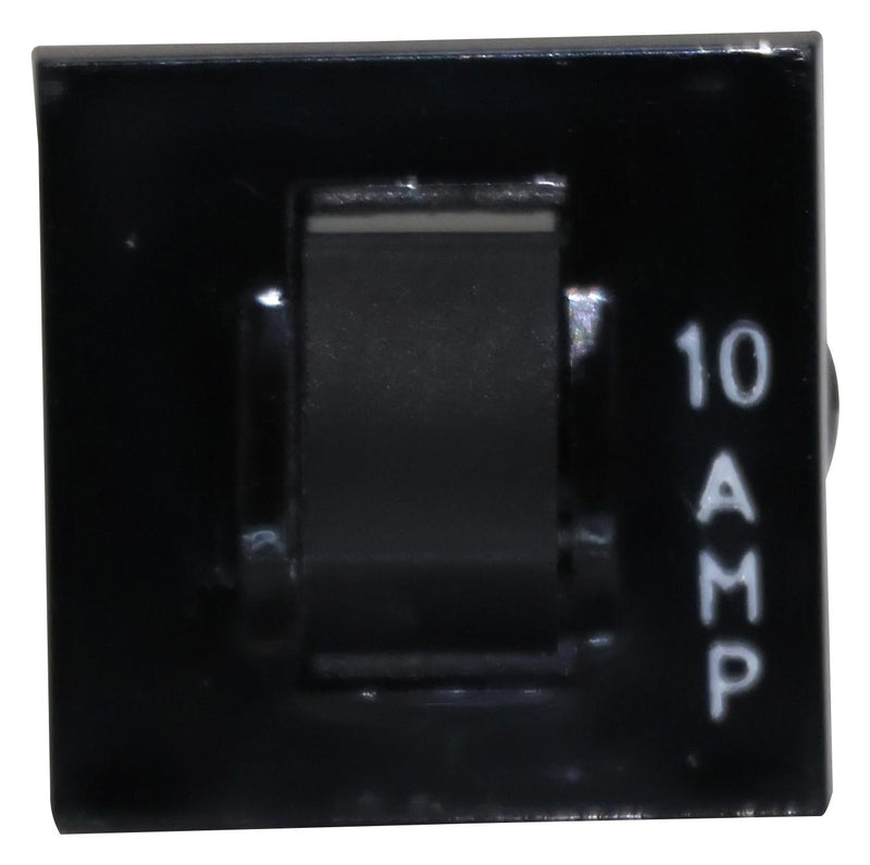 POTTER&BRUMFIELD - TE CONNECTIVITY W28-XT1A-10 Thermal Circuit Breaker, Fuseholder Type, W28 Series, 10 A, 1 Pole, 32 V, 250 V, Snap In, Panel