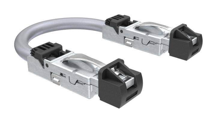 Amphenol Communications Solutions DRPC21A009940 DRPC21A009940 Ethernet Cable Cat6a RJ45 Plug to Sftp (Screened Foiled Twisted Pair) Grey 1 m