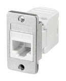 TUK SGKCTPM Modular Connector, White, RJ45 Jack, 1 x 1 (Port), 8P8C, Cat6, Cat6a, Panel Mount GTIN UPC EAN: 5055386511454