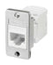 TUK SGKCTPM Modular Connector, White, RJ45 Jack, 1 x 1 (Port), 8P8C, Cat6, Cat6a, Panel Mount GTIN UPC EAN: 5055386511454
