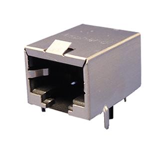 AMPHENOL COMMUNICATIONS SOLUTIONS FRJAE-488 Modular Connector, RJ45 Jack, 1 x 1 (Port), 8P8C, Cat3, Through Hole Mount