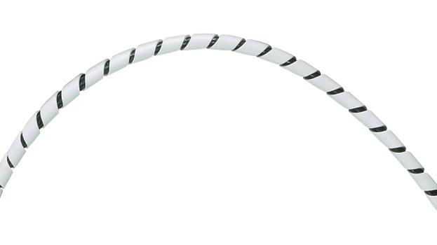 PANDUIT T12R-CY Spiral Wrap, Polyethylene, 3 mm x 30.5 m, Natural