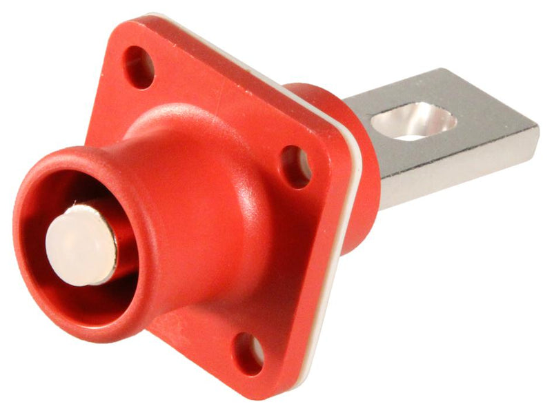AMPHENOL INDUSTRIAL SLPIRCBPSR0 POWER ENTRY, RCPT, 300A, 1KV, PANEL, RED