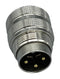 NORCOMP 878-003-103RLS1 CIRCULAR CONNECTOR, PLUG, 3POS, SOLDER