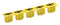 WAGO 2010-115 Terminal Block Marker, Protective Warning Marker, Wago TOBJOB S 2010 Series Terminal Blocks