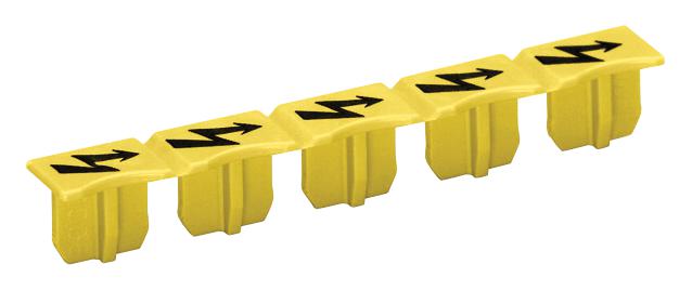 WAGO 2010-115 Terminal Block Marker, Protective Warning Marker, Wago TOBJOB S 2010 Series Terminal Blocks