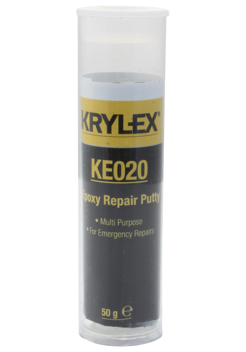 KRYLEX KE020, 50G Adhesive, Metal Repair Putty, Epoxy 2 Part, Grey, Stick, 50g