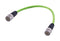 HARTING 21404040445010 CBL ASSY, 4P M12 PLUG-PLUG, 3.3 , GREEN