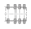 OMRON ELECTRONIC COMPONENTS G6K-2F-Y  DC3 Signal Relay, 3 VDC, DPDT, 1 A, G6K, Surface Mount, Non Latching