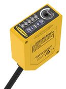 BANNER ENGINEERING Q60VR3LAF1400Q1 Laser Sensor, 1.4 m, Relay, 12 to 250 VDC, 3 A, Q60LAF Series