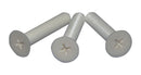 MULTICOMP PRO MP013066 Screw, Flat / Countersunk Head Phillips, M4, PP (Polypropylene), 8 mm Length