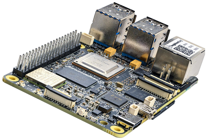BEAGLEBOARD 102991834 SBC, BeagleY-AI, AM67A, ARM Cortex-A53, 64bit, 4GB RAM, WiFi 6, PCI-E, 40 I/O Pins, 4 TOPs GTIN UPC EAN: 0640265311062