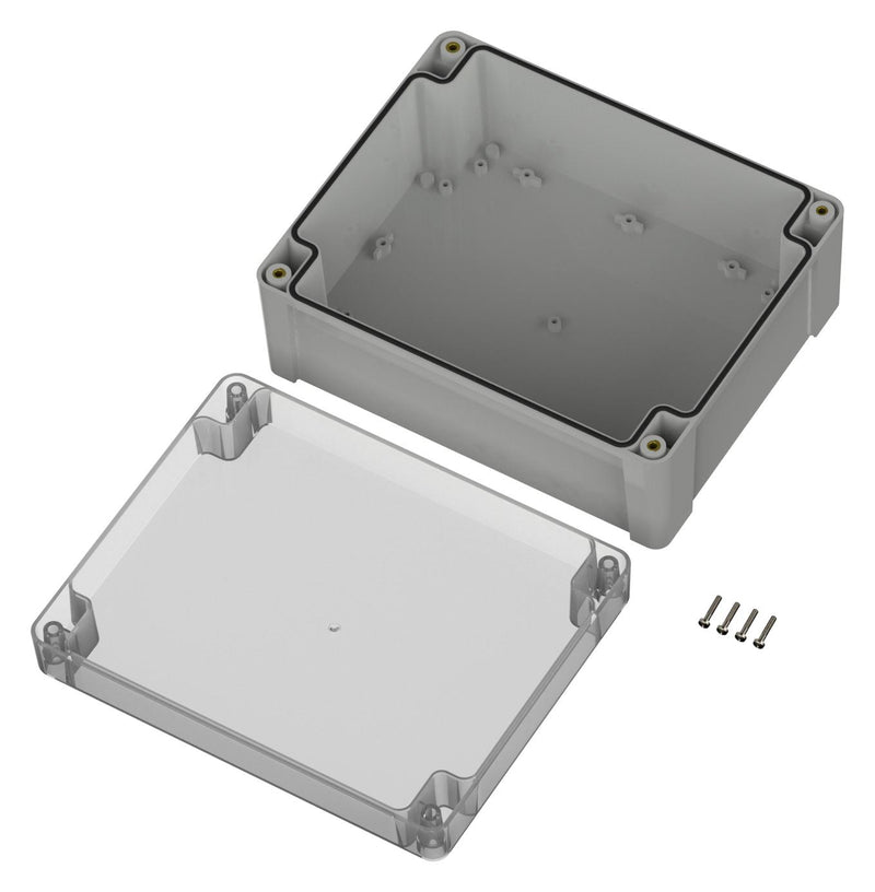 MULTICOMP PRO MP011705 Plastic Enclosure, Multipurpose, Polycarbonate, 105.64 mm, 191.14 mm, 240 mm, IP40, IP65