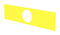 EAO 45-561.1400 Legend Plate, Yellow, Plastic, 150 x 38 mm, Emergency Stop Switch, 45 Series