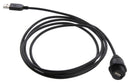 L-COM WPUSBAX-2M WPUSBAX-2M USB Cable Type A Plug to Receptacle 2 m 6.6 ft 2.0 Black New