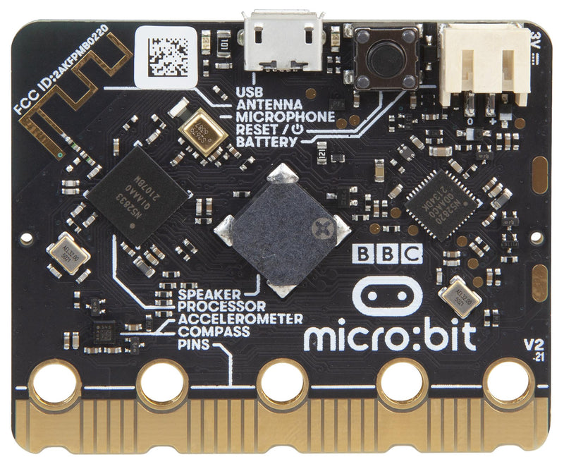 BBC MICRO:BIT MEFV22G SBC, BBC micro:bit GO, V2.21, nRF52833, USB cable, Battery holder, 2x AAA batteries GTIN UPC EAN: 5051259252592