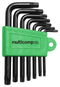 MULTICOMP PRO MP013235 Torx Key Set, T10/T15/T20/T25/T27/T30/T40, L Shape, Steel, 7 Pieces