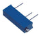 NIDEC COMPONENTS CT-20EP102 Trimmer, Multi Turn, RuO2 Cermet, Side Adjust, 1 kohm, Through Hole, 15 Turns