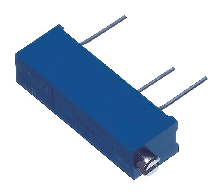 NIDEC COMPONENTS CT-20EP102 Trimmer, Multi Turn, RuO2 Cermet, Side Adjust, 1 kohm, Through Hole, 15 Turns