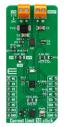 MIKROELEKTRONIKA MIKROE-5938 Add-On Board, Current Limit 10 Click, MikroE mikroBUS Compatible Development Boards