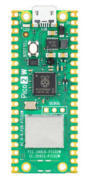 RASPBERRY-PI SC1633 Raspberry Pi Pico 2 W Board, 32-bit ARM Cortex-M33/RISC-V Hazard3, 520KB, 150MHz, Bluetooth 5.2