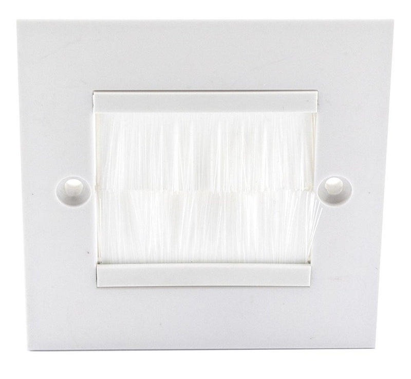 PRO SIGNAL PSG3274 1 GANG WHITE BRUSH FACEPLATE