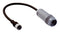 SICK DSL-6129GM25034KM1 Sensor Cable, 8Pos/12Pos, Black, M12 Receptacle, M26 Plug, 250 mm, 9.9 "