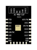 RF SOLUTIONS AI-WB2-12F Wireless LAN Module, 2.4835GHz, ADC/DAC/GPIO/I2C/IR Remote/PWM/PIR/SDIO/SPI/UART, Internet of Things