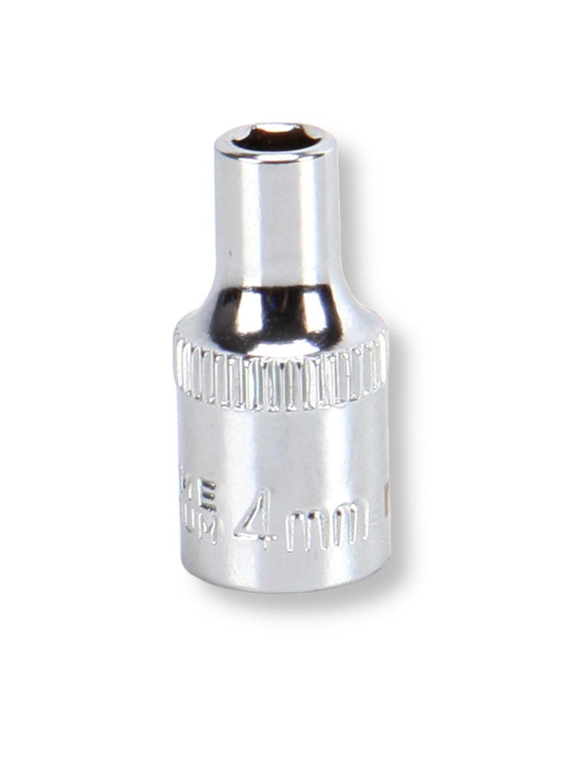 MULTICOMP PRO MP14-CRV04 Socket, Hex, 4mm, 1/4" Drive Size, Chrome Vanadium, DIN3120
