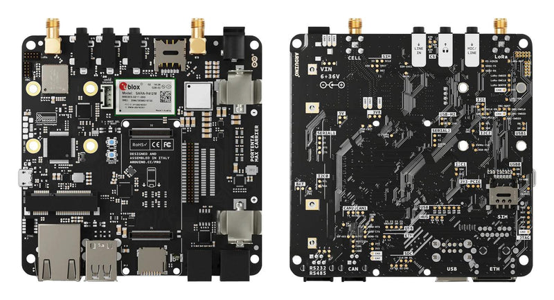 Arduino ABX00043 ABX00043 Single Board Computer Portenta Max Carrier SARA-R412M-02B Family ARM Cortex-M4