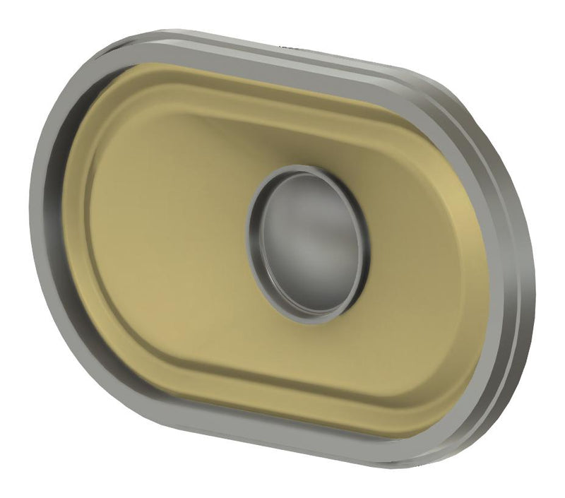 PUI AUDIO AS05808PO-WP Speaker, General Purpose, 250 Hz to 20 kHz, 8 ohm, 7 W, 102 dB, Oval, Bare Mount